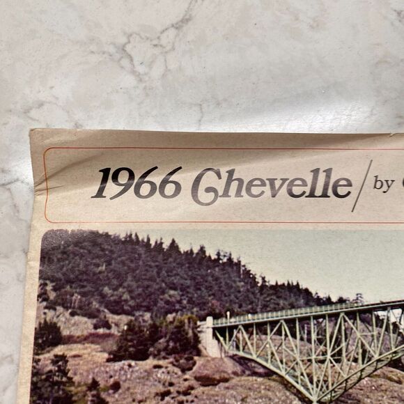 1966 Chevelle Super Sport 396, Malibu Station Wagon, Malibu Sedan Sales Brochure - Picture 2 of 6